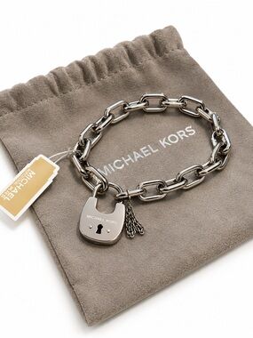 Michael Kors lock and chain bracelet